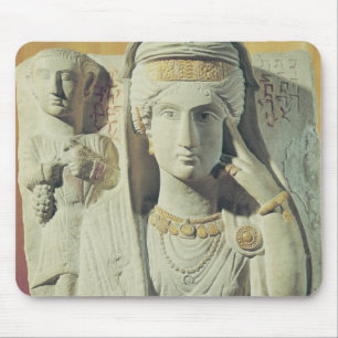 Fungerende verlichting met vrouw muismat