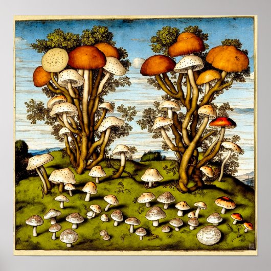 Fungi Art Print (Voorkant)