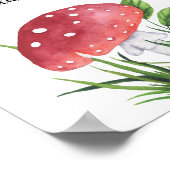 Fungi baby shower - Help de Drukke Moeder-to-Be Poster (Hoek)