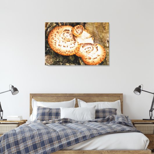 FUNGI CANVAS AFDRUK (Insitu (Slaapkamer))