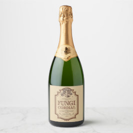 Fungi Cordial Label Sticker