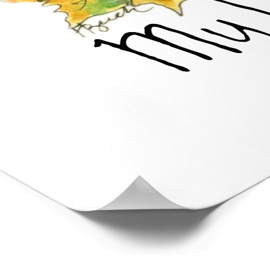 Fungi Dragon Poster (Hoek)