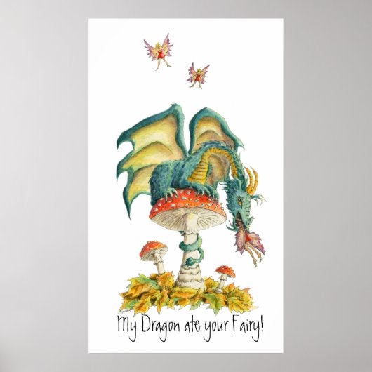 Fungi Dragon Poster (Voorkant)
