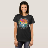 Fungi Eat Mushrooms zie de Universum Fungus Botani T-shirt (Voorkant volledig)
