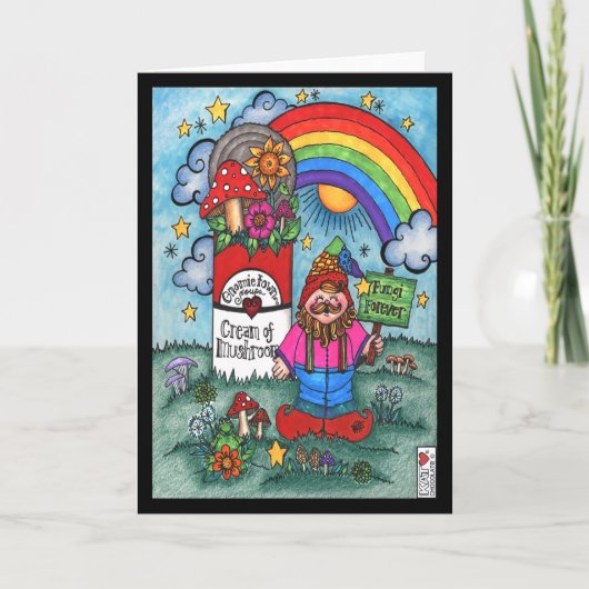 Fungi Forever Gnomie Kaart (Voorkant)