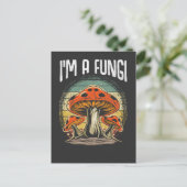 Fungi Funny Mushrooms Collector Pun Briefkaart (Staand voorkant)