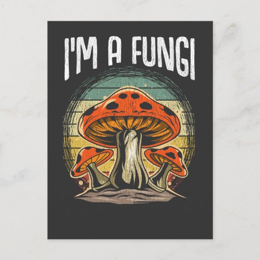 Fungi Funny Mushrooms Collector Pun Briefkaart (Voorkant)