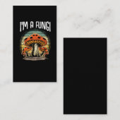 Fungi Funny Mushrooms Collector Pun Visitekaartje (Voorkant / Achterkant)