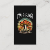  Fungi Funny Mushrooms Collector Pun Visitekaartje (Voorkant)