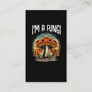 Fungi Funny Mushrooms Collector Pun Visitekaartje