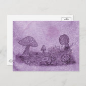 Fungi Meadow Briefkaart (Voorkant / Achterkant)