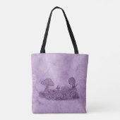 Fungi Meadow Canvas tas (Achterkant)
