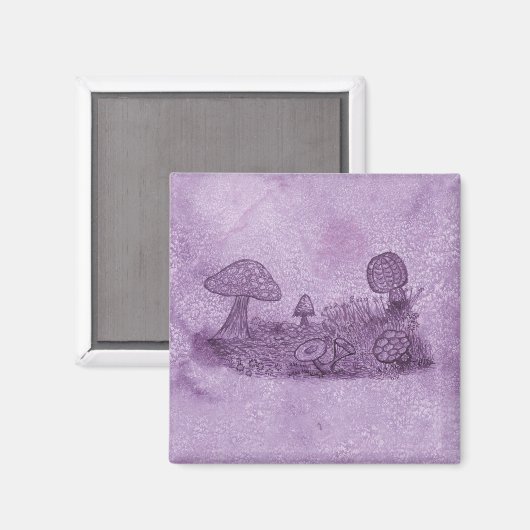 Fungi Meadow Magnet (Voorkant / Achterkant)