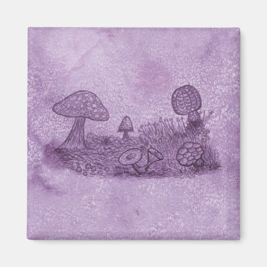 Fungi Meadow Magnet (Voorkant)