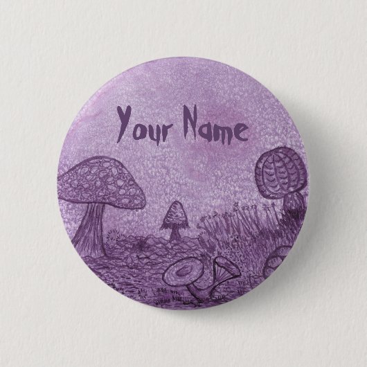 Fungi Meadow Name Button (Voorkant)