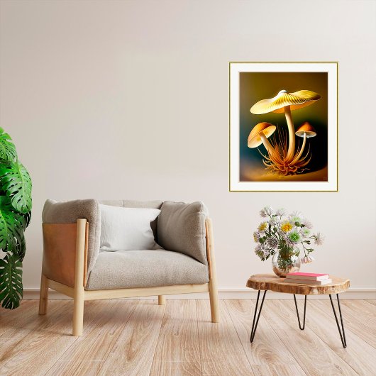 Fungi Painting Print