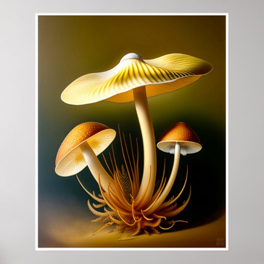 Fungi Painting Print (Voorkant)
