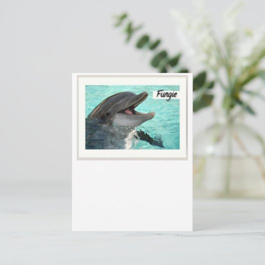 Fungie The Dolphin Briefkaart (Staand voorkant)