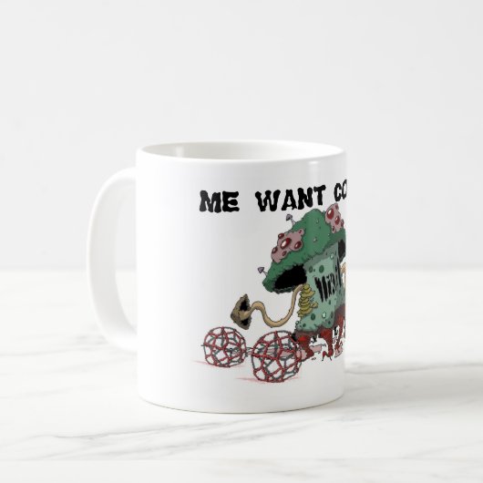 Fungus Humongus Coffee Mok (Voorkant links)