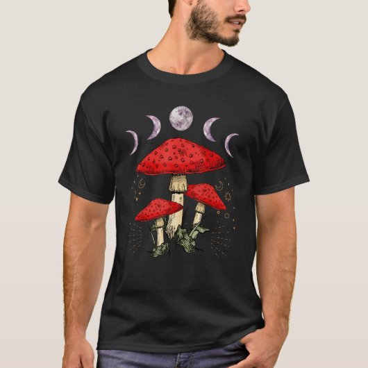Fungus Magic Psilocybin Mushrooms Hippie  1 T-shirt (Voorkant)