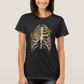 Fungus Magic Psilocybin Mushrooms Skull Chest Hipp T-shirt (Voorkant)