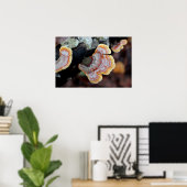 Fungus op een filiaal poster (Thuiskantoor)