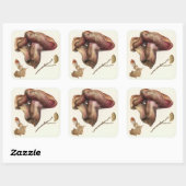 Fungus Vierkante Sticker (Vel)