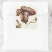 Fungus Vierkante Sticker (Tas)