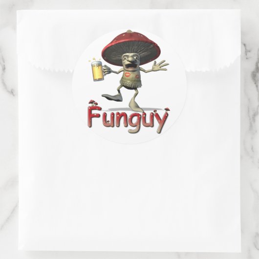 Funguy Paddestoel Stickers (Tas)
