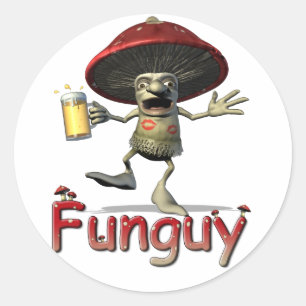 Funguy Paddestoel Stickers