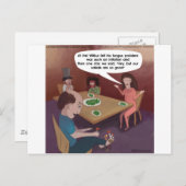 FunGuy ToedStools for Dinner Funny Briefkaart (Voorkant / Achterkant)