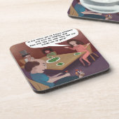 FunGuy ToedStools for Dinner Funny Drankjes Onderzetter (Linkerzijde)