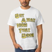 FUNHOUS3 - Ga weg van die deur! - dubbelzijdig T-shirt (Voorkant)