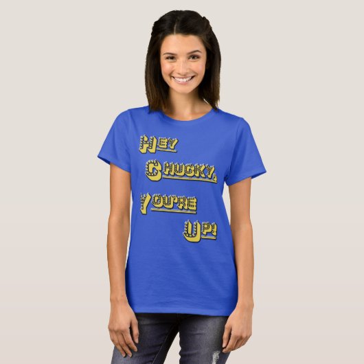 FUNHOUS3 - Hey Chucky! U bent omhoog! Tweezijdig T-shirt (Voorkant volledig)