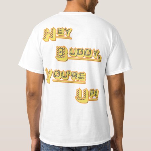 FUNHOUS3 - Vriend Hey! U bent omhoog! Afwisselend T-shirt (Achterkant)