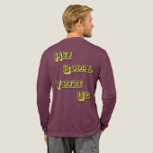 FUNHOUS3 - Vriend Hey! U bent omhoog! Tweezijdig Tri-Blend Shirt (Achterkant)