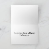 Funhouse Circus Sideshow Clown Happy Halloween Kaart (Binnen)