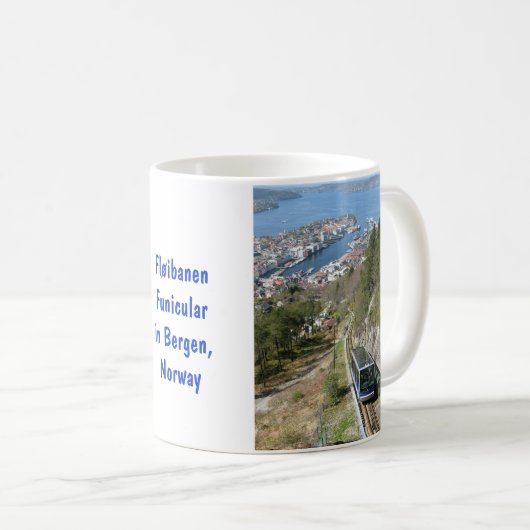 Funicula in de Bergen-Mok Koffiemok (Voorkant rechts)