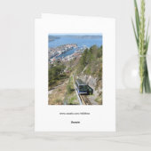 Funiculaire in Bergen Kaart (Achterkant)