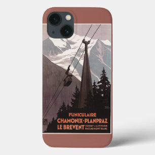 Funiculaire Le Brevent Cable Car Poster iPhone 13 Hoesje