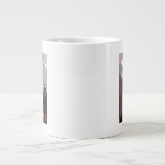 Funiculaire Le Brevent Cable Car Poster Grote Koffiekop (Voorkant)