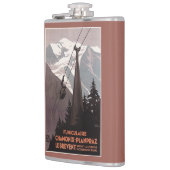 Funiculaire Le Brevent Cable Car Poster Heupfles (Links)