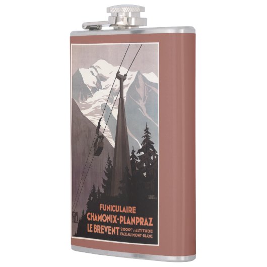 Funiculaire Le Brevent Cable Car Poster Heupfles (Links)