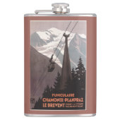 Funiculaire Le Brevent Cable Car Poster Heupfles (Voorkant)