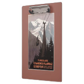 Funiculaire Le Brevent Cable Car Poster Klembord (Links)