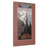 Funiculaire Le Brevent Cable Car Poster Klembord (Rechts)