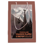 Funiculaire Le Brevent Cable Car Poster Medium Cadeauzakje (Voorkant)