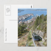 Funicular in Bergen Briefkaart (Voorkant / Achterkant)