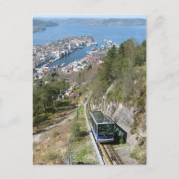 Funicular in Bergen Briefkaart