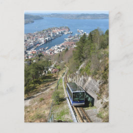 Funicular in Bergen Briefkaart